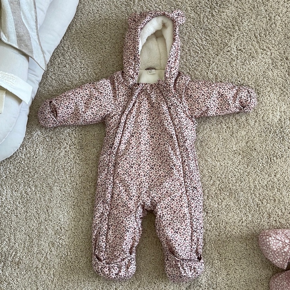 H&M baby snowsuit 6 months